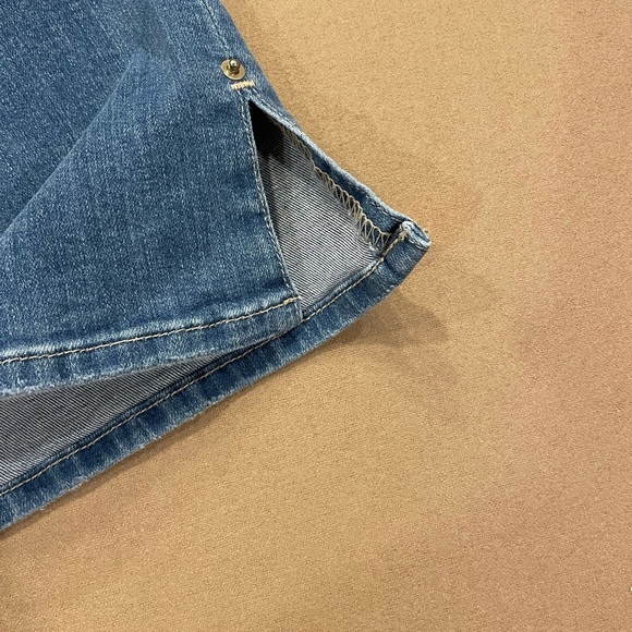 Frame Denim Le Crop Mini Boot With Side Slits Morongo Wash Size 27 - Picture 7 of 14